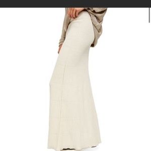 Free People Shimmer Knit Maxi Skirt